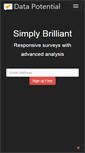 Mobile Screenshot of datapotential.com